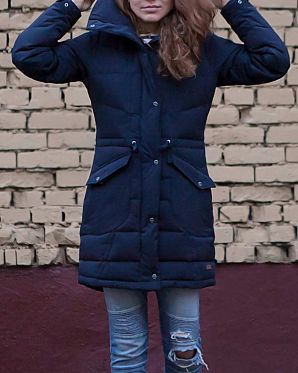 Пуховик женский зимний Nettan Dark Navy Пуховик женский зимний Nettan Dark Navy