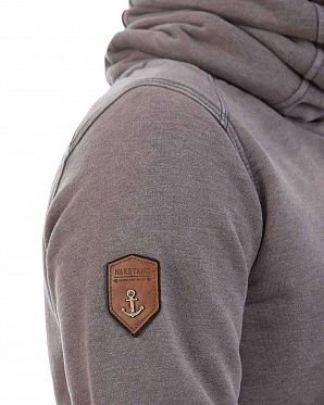 Толстовка мужская с высоким воротом Naketano Hipster Grey Толстовка мужская с высоким воротом Naketano Hipster Grey
