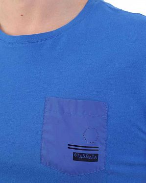 Футболки  мужская Stangata Pocket Slim Blue
