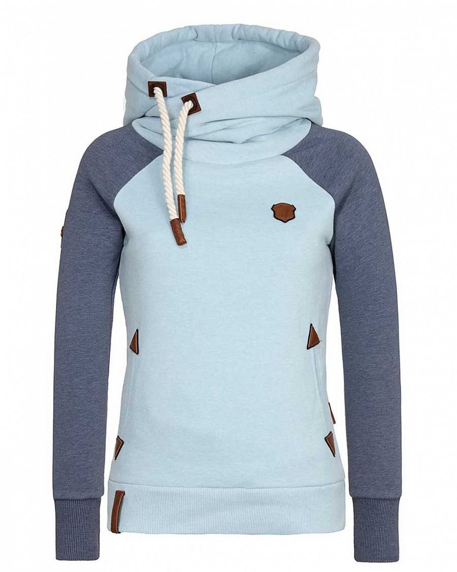 Толстовка женская с капюшоном Naketano Darth So Ein Pastel Blue отзывы Толстовка женская с капюшоном Naketano Darth So Ein Pastel Blue отзывы