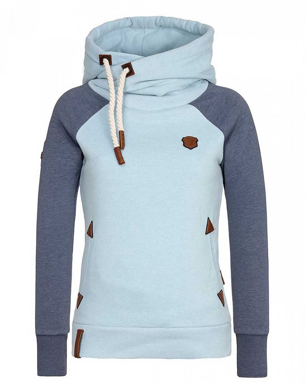 Толстовка женская с капюшоном Naketano Darth So Ein Pastel Blue отзывы Толстовка женская с капюшоном Naketano Darth So Ein Pastel Blue отзывы