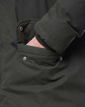 Куртка-парка на пуху Fred Perry J3270 Down Arctic Jacket Green