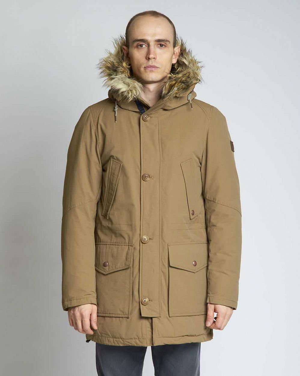 Парка мужская зимняя водостойкая Loading Jacket Tristan Beige отзывы