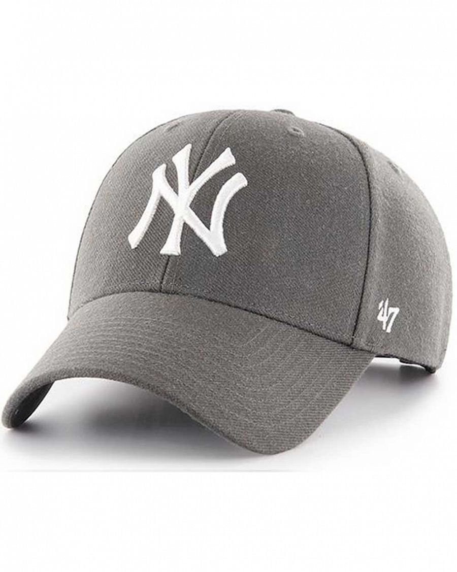 Бейсболка классическая с изогнутым козырьком '47 Brand MVP SNAPBACK New York Yankees DY Dark Grey отзывы