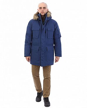 Пуховик зимний мужской Carhartt WIP Bering Cobalt