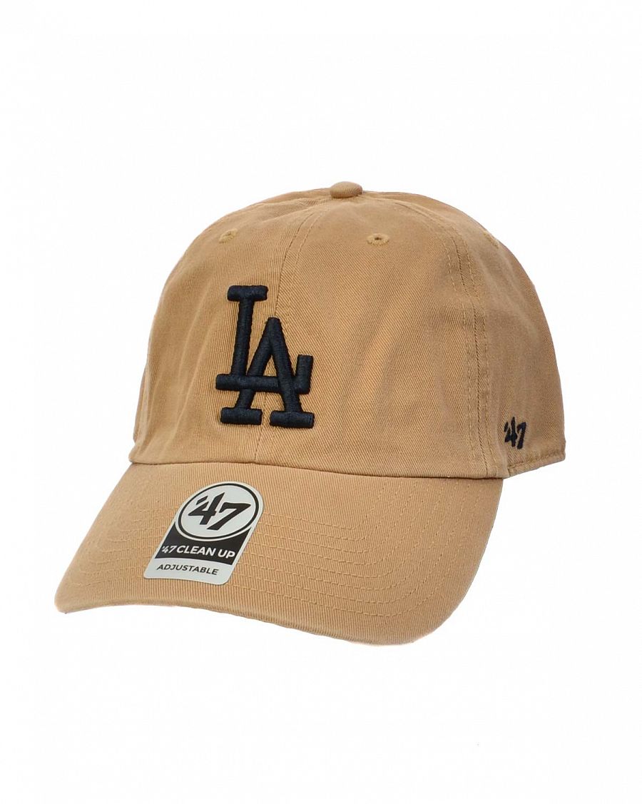 Бейсболка классическая с изогнутым козырьком '47 Brand Clean Up Los Angeles Dodgers Khaki отзывы