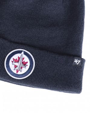 Шапка с подворотом '47 Brand NHL Winnipeg Jets Navy Шапка с подворотом '47 Brand NHL Winnipeg Jets Navy