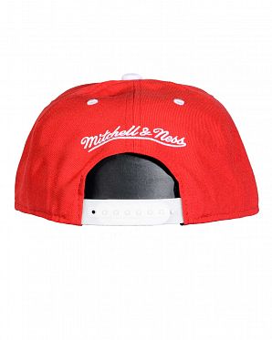 Бейсболка с прямым козырьком Mitchell and Ness VISCORD Detroit Red Wings Red Бейсболка с прямым козырьком Mitchell and Ness VISCORD Detroit Red Wings Red