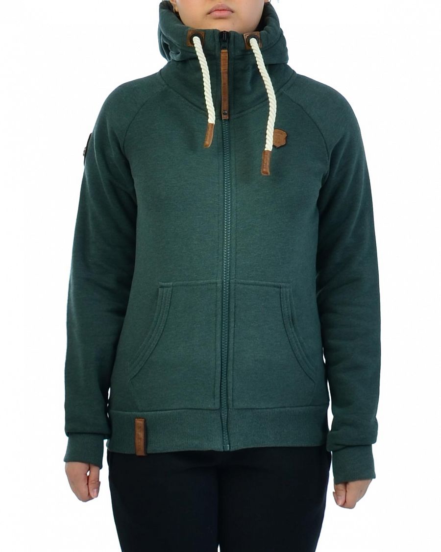 Толстовка женская на молнии с капюшоном Naketano Brazzo Jungle Green отзывы Толстовка женская на молнии с капюшоном Naketano Brazzo Jungle Green отзывы