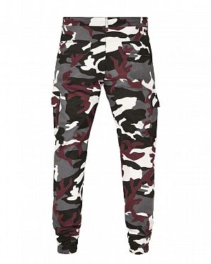 Джоггеры мужские карго Urban Classics Wine Camo Джоггеры мужские карго Urban Classics Wine Camo