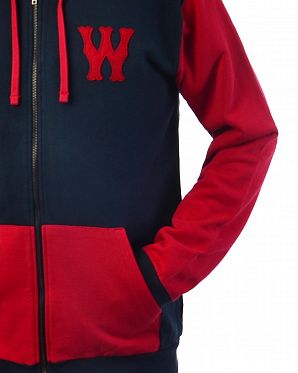 Толстовка мужская на молнии с капюшоном Wesc Franchise Sapphire Толстовка мужская на молнии с капюшоном Wesc Franchise Sapphire