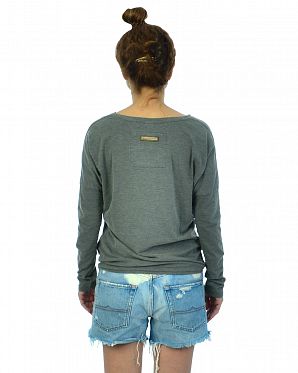 Футболка женская с длинным рукавом Naketano Heimdahl Heritage Dark Gray Melange Футболка женская с длинным рукавом Naketano Heimdahl Heritage Dark Gray Melange