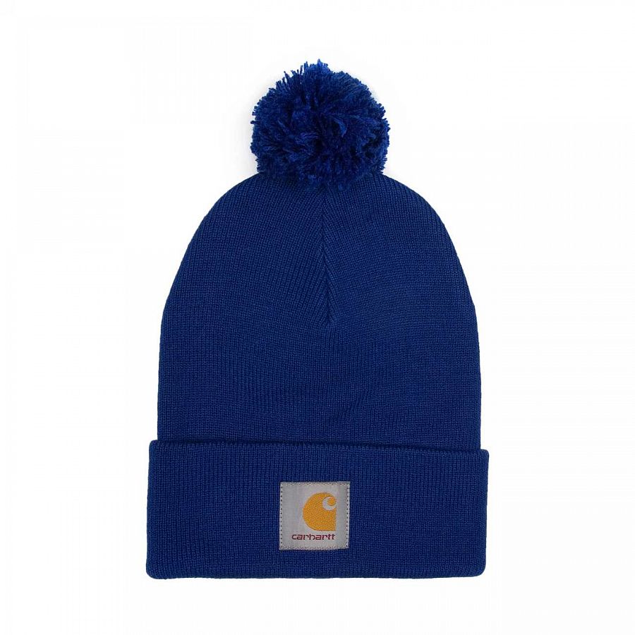 Шапка Carhartt WIP Bobble Watch Cap Beanie Deep sea отзывы