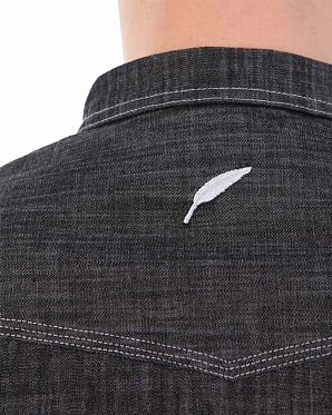 Рубашка мужская с длинным рукавом Publish Brand USA Ross Denim Black