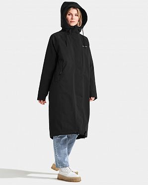 Парка плащ женская Didriksons Alicia 504151 Long Black