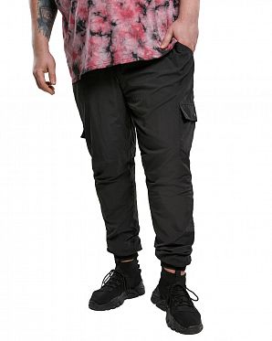 Джоггеры мужские Urban Classics Cargo Nylon Track Pants TB3669 Black Джоггеры мужские Urban Classics Cargo Nylon Track Pants TB3669 Black