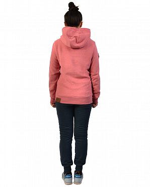 Толстовка женская с капюшоном Naketano Schickobello IV Foggy Rose Melange