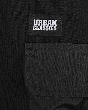 Толстовка мужская с капюшоном Urban Classics Commuter Hoody Black Толстовка мужская с капюшоном Urban Classics Commuter Hoody Black