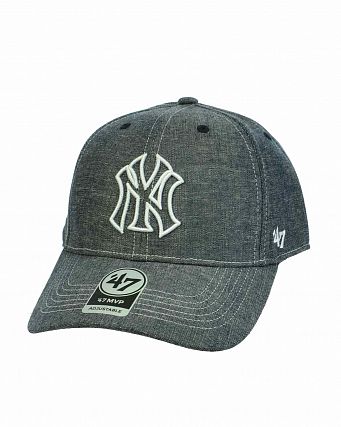 Бейсболка летняя сетка с изогнутым козырьком '47 Brand EMERY MVP DT New York Yankees Navy