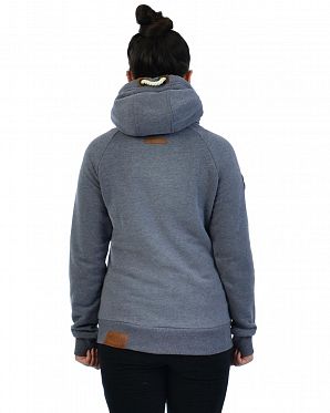 Толстовка женская с капюшоном Naketano Blonder Engel Dark Grey