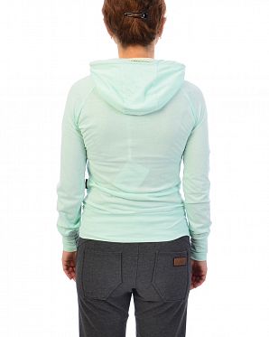Лонгслив женский с капюшоном Naketano Mandy XI Ice Green Лонгслив женский с капюшоном Naketano Mandy XI Ice Green