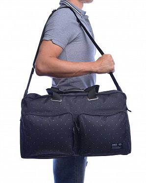Сумка дорожная Brownbreath Oblique Cordura Boston Black Dot