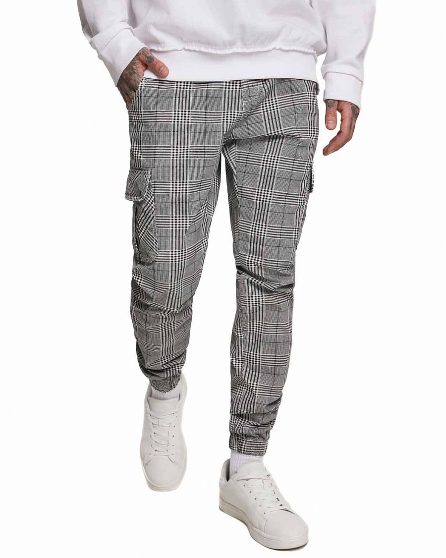 Джоггеры карго мужские Urban Classics White Black отзывы Джоггеры карго мужские Urban Classics White Black отзывы