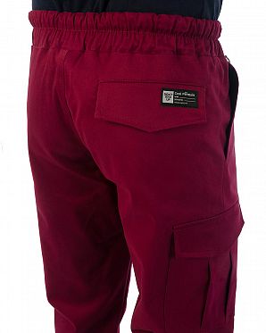 Джоггеры мужские эластичные Cool Penguin JMP 1713 Red Wine