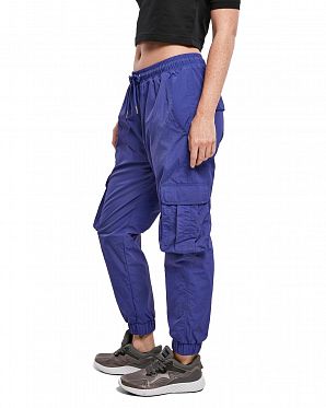 Джоггеры женские карманами Urban Classics Bluepurple Джоггеры женские карманами Urban Classics Bluepurple