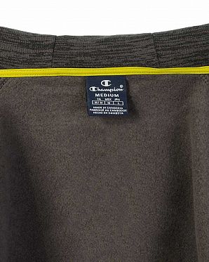 Толстовка с капюшоном на молнии Champion Authentic American EZ509 Grey Black Толстовка с капюшоном на молнии Champion Authentic American EZ509 Grey Black