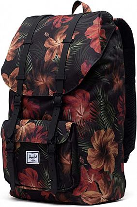 Рюкзак водоотталкивающий большой с отделом для 15 ноутбука Herschel L. America Tropical Hibiscus