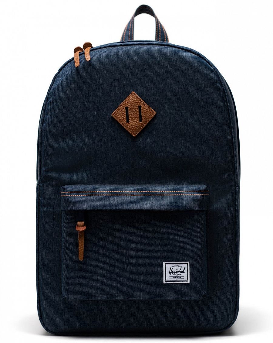 Рюкзак водоотталкивающий с карманом для 15 ноутбука Herschel Heritage Indigo Denim отзывы