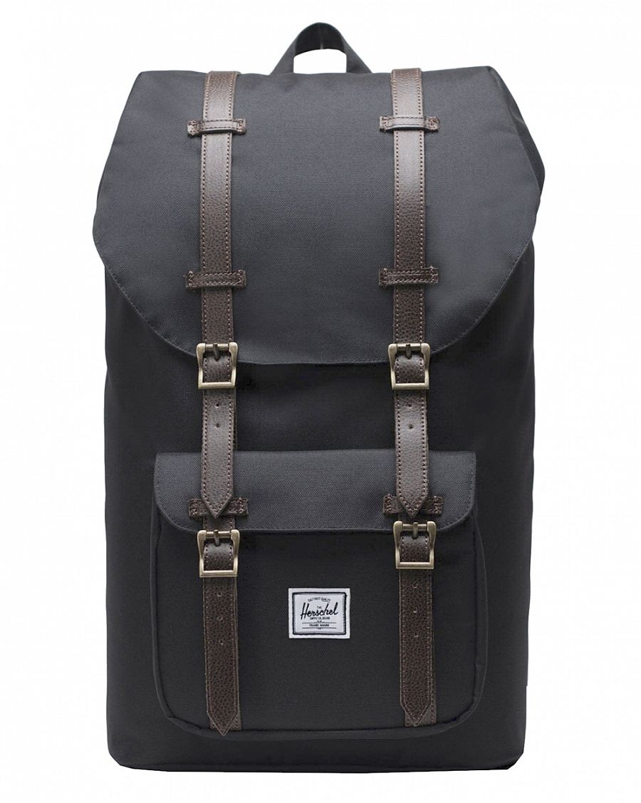 Рюкзак городской для ноутбука 13 дюймов Herschel L. America Mid Black Chicory Coffee отзывы Рюкзак городской для ноутбука 13 дюймов Herschel L. America Mid Black Chicory Coffee отзывы