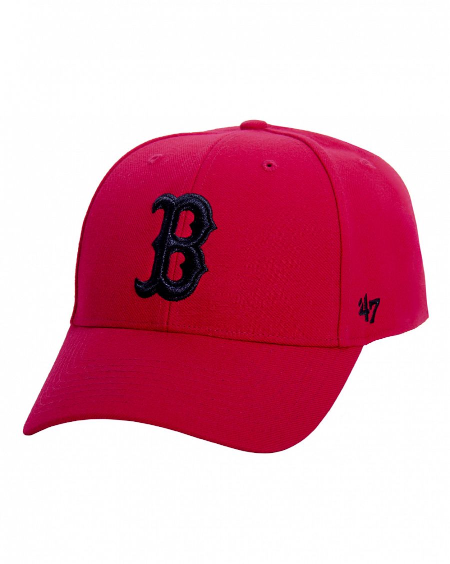 Бейсболка '47 Brand MVP WBV Boston Red Sox Red Black отзывы
