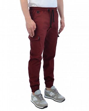 Джоггеры карго летние эластичные Cool Penguin JMTL 1713 Red Wine