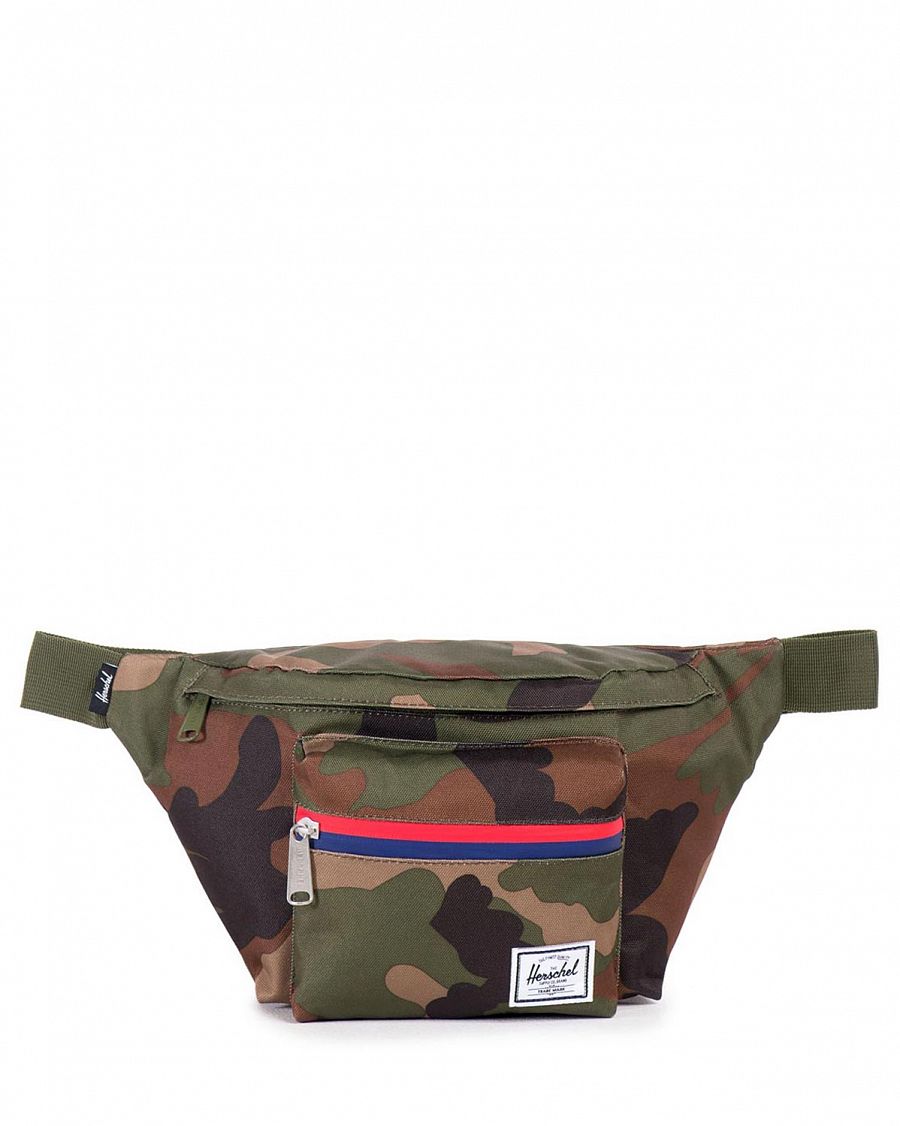 Сумка поясная Herschel Seventeen Woodland Camo Multi Zip отзывы