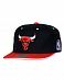 Бейсболка с прямым козырьком Mitchell and Ness TIP OFF Chicago Bulls Black Red отзывы