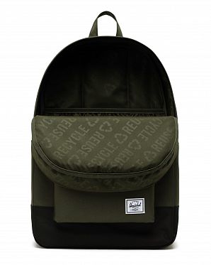 Рюкзак водоотталкивающий с карманом для 15 ноутбука Herschel Heritage Forest/Night Black