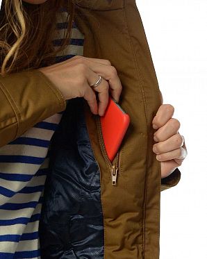 Парка женская демисезонная Elvine Florence Tobacco