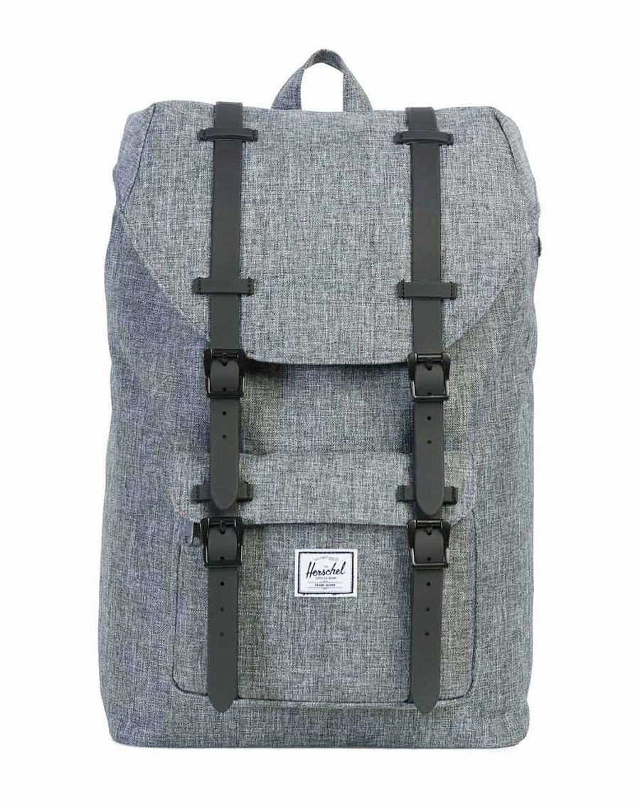 Рюкзак городской с отделением для ноутбука 13 Herschel L. America Mid Raven отзывы