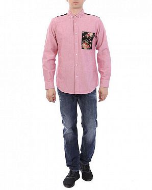 Рубашка мужская с длинным рукавом Publish Brand USA Bowen Floral Red Рубашка мужская с длинным рукавом Publish Brand USA Bowen Floral Red