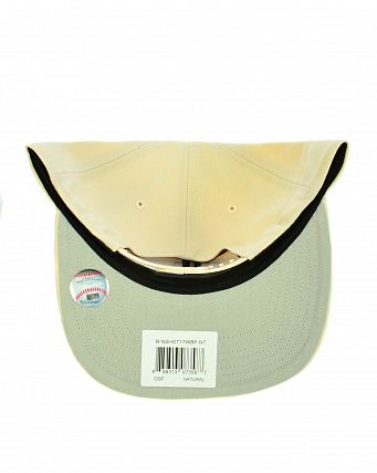 Бейсболка классическая с прямым козырьком '47 Brand Captain NO SHOT Snapback New Y Yankees Natural