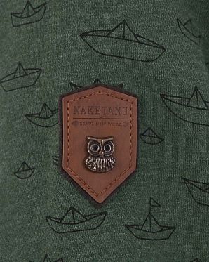 Толстовка женская с капюшоном Naketano Darthovic Ship Green
