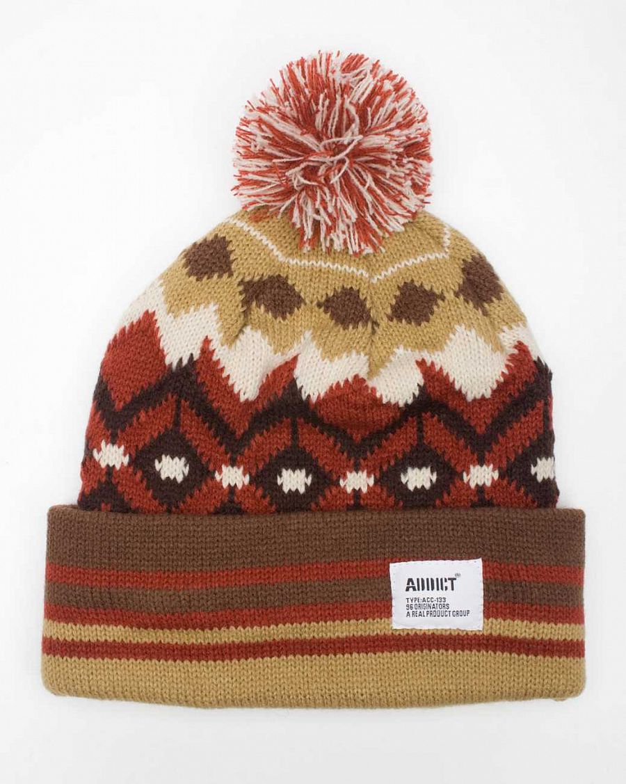 Шапка Addict Native Beanie Fennel отзывы