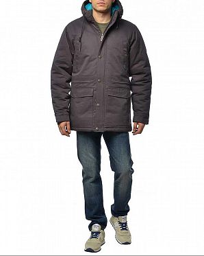 Парка мужская водоотталкивающая зимняя Iriedaily Goerlitzer Anthracite Парка мужская водоотталкивающая зимняя Iriedaily Goerlitzer Anthracite