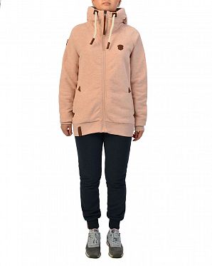 Толстовка женская с капюшоном Naketano Blonder Engel Pastel Pink Mel Толстовка женская с капюшоном Naketano Blonder Engel Pastel Pink Mel