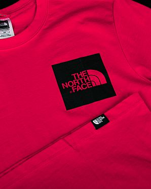 Футболка мужская The North Face Fine Front Box Red Футболка мужская The North Face Fine Front Box Red