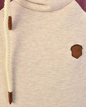 Толстовка женская с капюшоном Naketano So ein Otto IV Nasty Oma Bordeaux Melange Толстовка женская с капюшоном Naketano So ein Otto IV Nasty Oma Bordeaux Melange