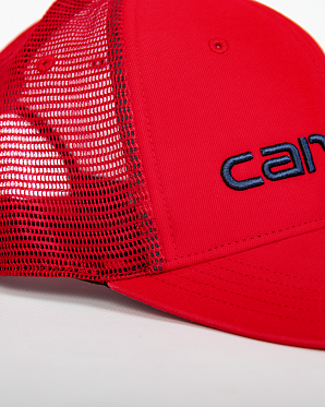 Бейсболка сетка Carhartt Style # 101195 Canvas Mesh-Back Logo Graphic Cap Red