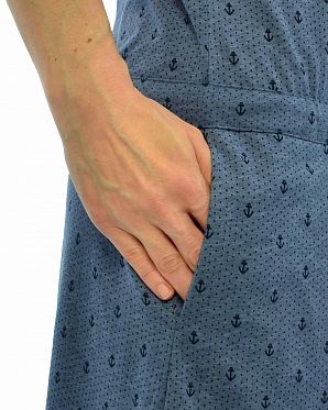 Платье женское короткий рукав и карманами Naketano El Majmuni Ankerdizzel Blue Melange Платье женское короткий рукав и карманами Naketano El Majmuni Ankerdizzel Blue Melange